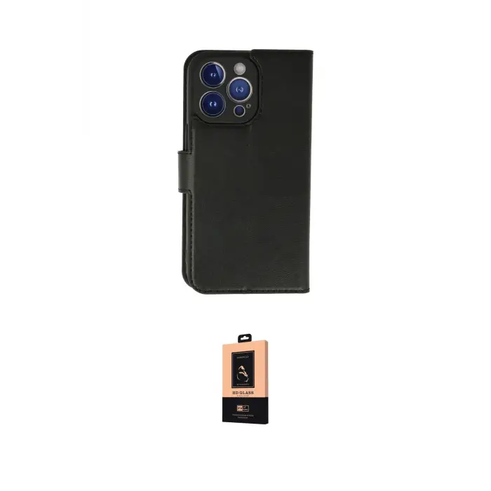 ieg™ iPhone 13 Pro Max Kılıf Siluet Işık Serisi - Şeffaf Maxco Cam Ekran Koruyucu