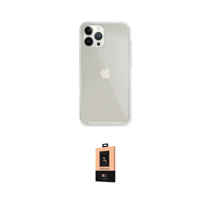 ieg™ iPhone 13 Pro Max Kılıf Vadi Asil Prime - Şeffaf Maxco Cam Ekran Koruyucu