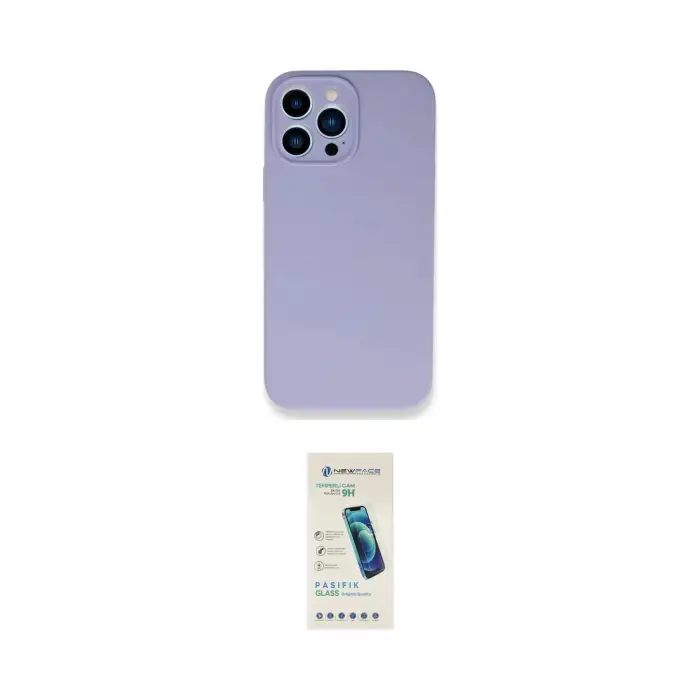 ieg™ iPhone 13 Pro Max Kılıf Zirve Modern Özel Seri - Şeffaf Pasifik Cam Ekran Koruyucu