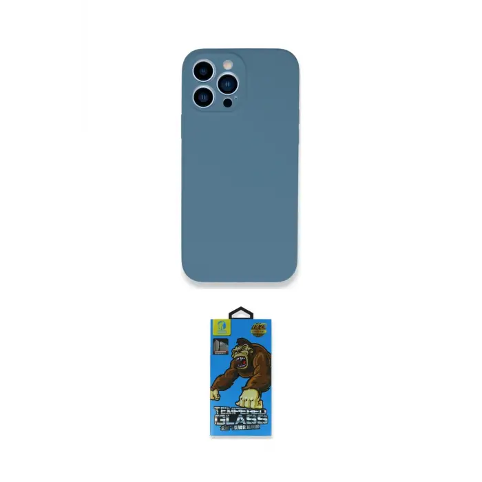 ieg™ iPhone 13 Pro Max Kılıf Zirve Modern Özel Seri - Siyah 18D Cam Ekran Koruyucu