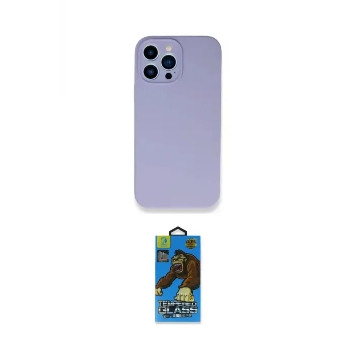 ieg™ iPhone 13 Pro Max Kılıf Zirve Modern Özel Seri - Siyah 18D Cam Ekran Koruyucu