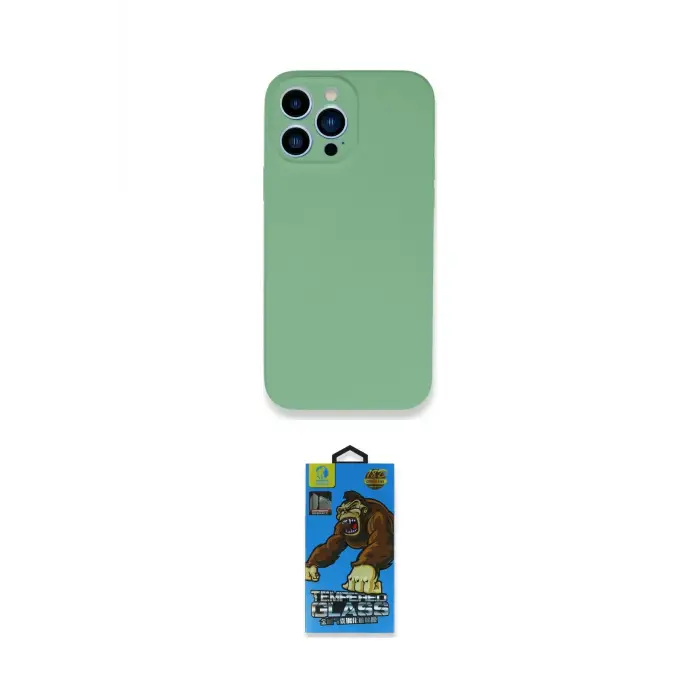 ieg™ iPhone 13 Pro Max Kılıf Zirve Modern Özel Seri - Siyah 18D Cam Ekran Koruyucu