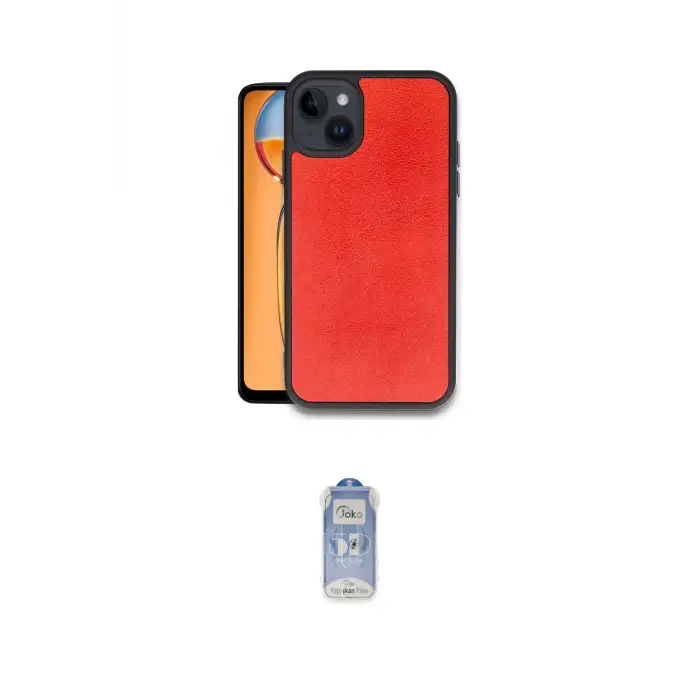 ieg™ iPhone 14 Kılıf Kıvılcım Işık Serisi - Siyah Joko Magic 5D Cam