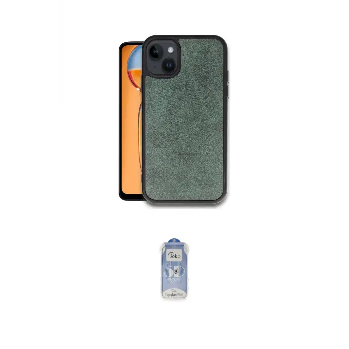 ieg™ iPhone 14 Kılıf Kıvılcım Işık Serisi - Siyah Joko Magic 5D Cam
