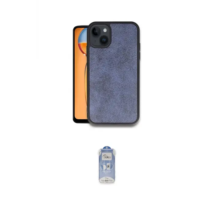 ieg™ iPhone 14 Kılıf Kıvılcım Işık Serisi - Siyah Joko Magic 5D Cam