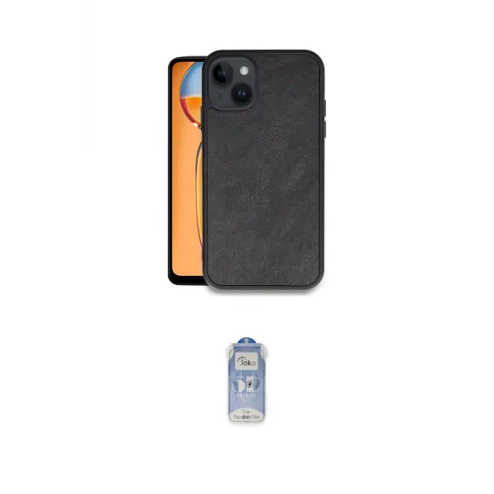 ieg™ iPhone 14 Kılıf Kıvılcım Işık Serisi - Siyah Joko Magic 5D Cam