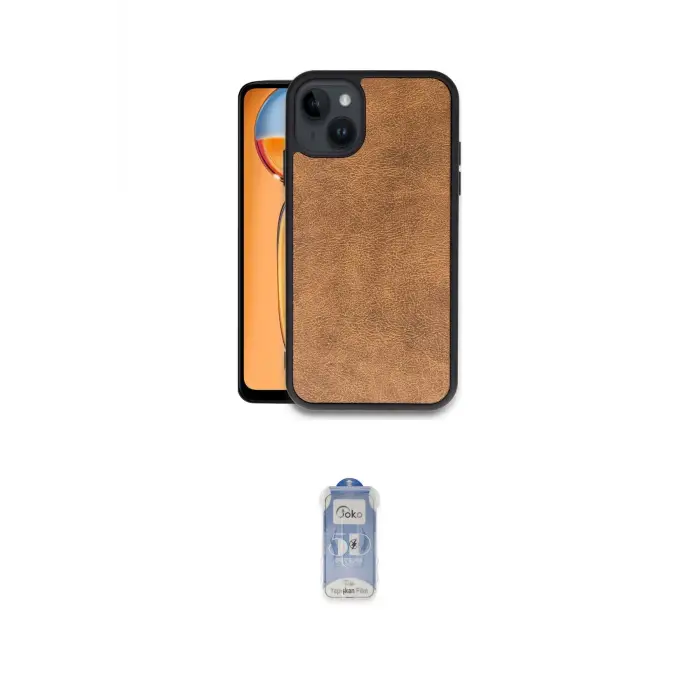 ieg™ iPhone 14 Kılıf Kıvılcım Işık Serisi - Siyah Joko Magic 5D Cam