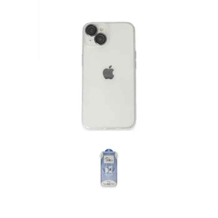 ieg™ iPhone 14 Kılıf Ufuk Minimal Özel Seri - Siyah Joko Magic 5D Cam