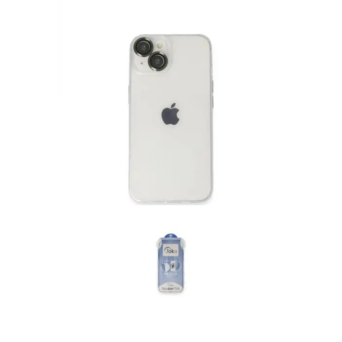 ieg™ iPhone 14 Kılıf Ufuk Minimal Özel Seri - Siyah Joko Magic 5D Cam