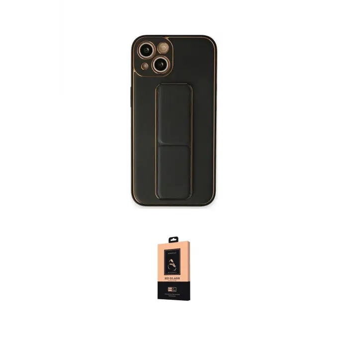 ieg™ iPhone 14 Plus Kılıf Akış Doku - Şeffaf Maxco Cam Ekran Koruyucu