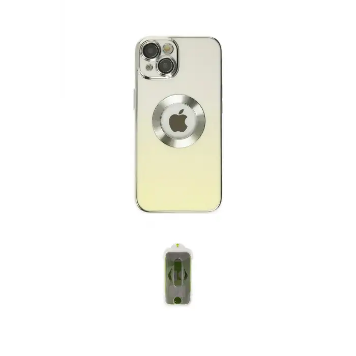 ieg™ iPhone 14 Plus Kılıf Kutup Yansıma Özel Seri - Siyah Joko Magic 5D Hayalet Cam