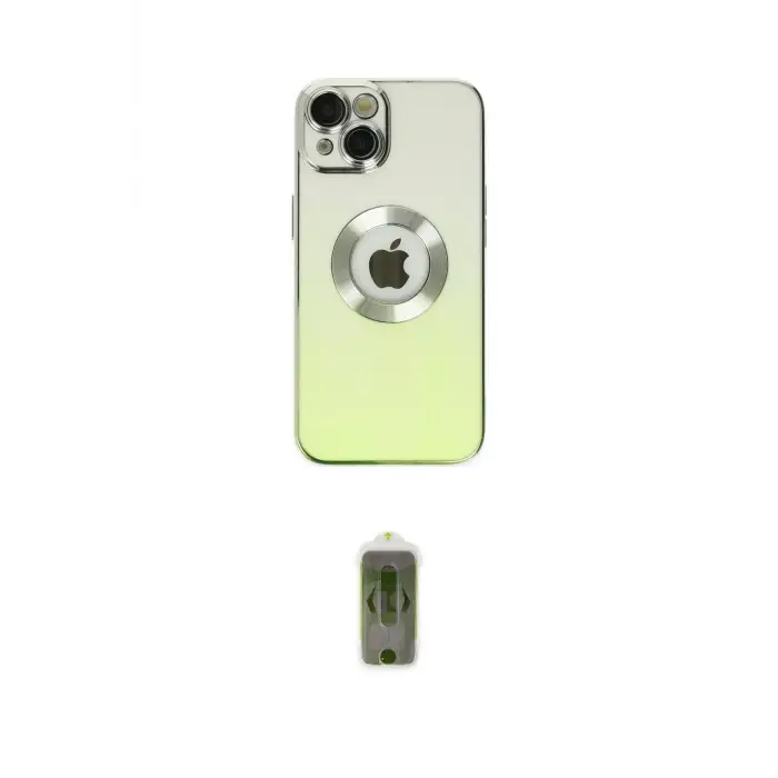 ieg™ iPhone 14 Plus Kılıf Kutup Yansıma Özel Seri - Siyah Joko Magic 5D Hayalet Cam