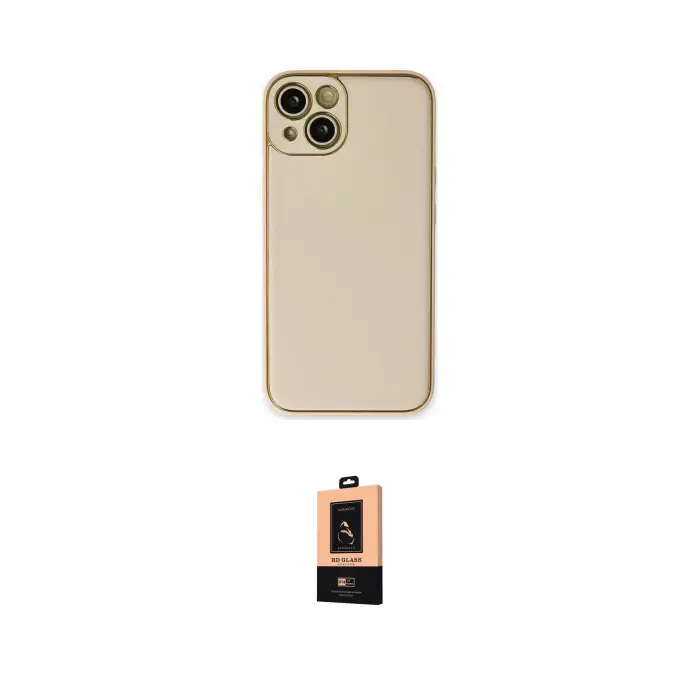 ieg™ iPhone 14 Plus Kılıf Yadigar Klasik - Şeffaf Maxco Cam Ekran Koruyucu