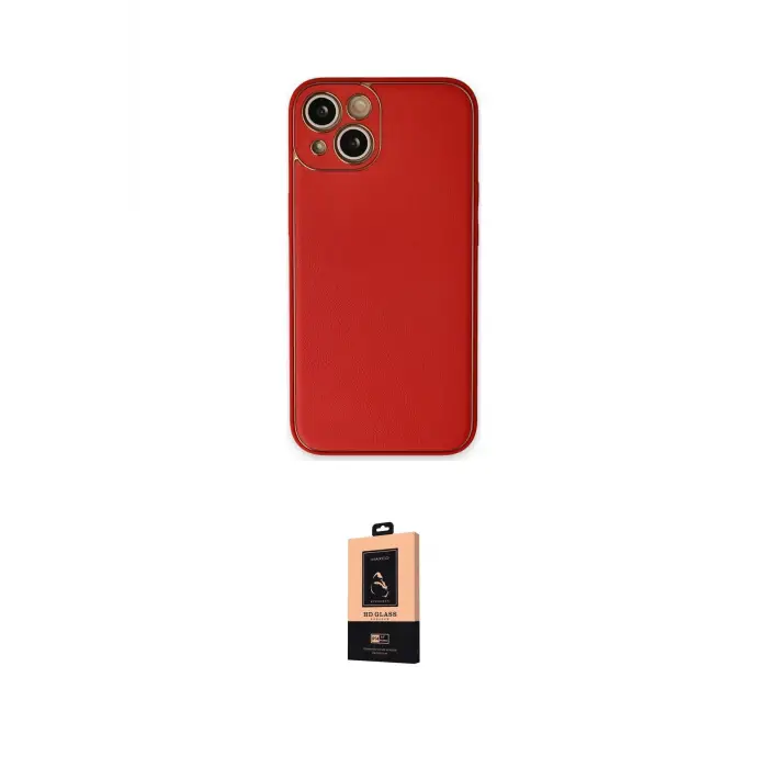 ieg™ iPhone 14 Plus Kılıf Yadigar Klasik - Şeffaf Maxco Cam Ekran Koruyucu