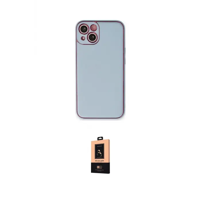 ieg™ iPhone 14 Plus Kılıf Yadigar Klasik - Şeffaf Maxco Cam Ekran Koruyucu