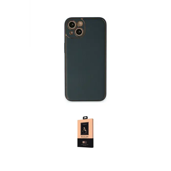 ieg™ iPhone 14 Plus Kılıf Yadigar Klasik - Şeffaf Maxco Cam Ekran Koruyucu