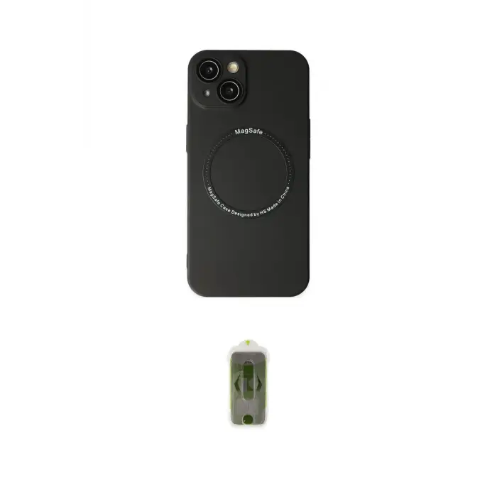 ieg™ iPhone 14 Plus Kılıf Zirve Klasik Prime - Siyah Joko Magic 5D Hayalet Cam