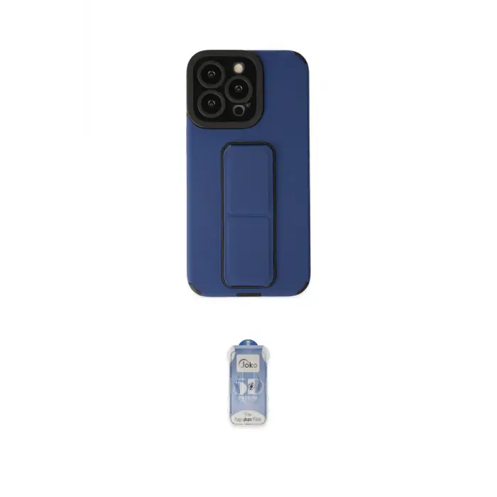 ieg™ iPhone 14 Pro Kılıf Çekirdek Yansıma - Siyah Joko Magic 5D Cam