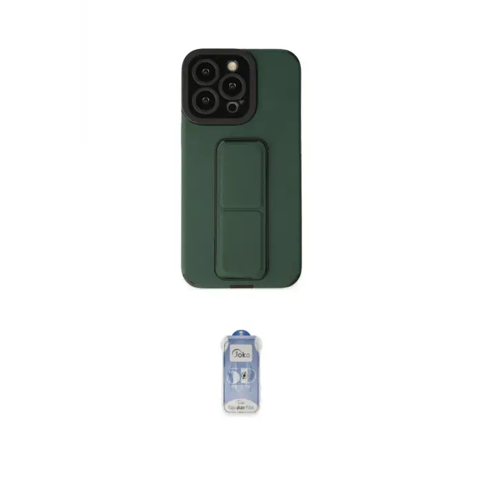 ieg™ iPhone 14 Pro Kılıf Çekirdek Yansıma - Siyah Joko Magic 5D Cam