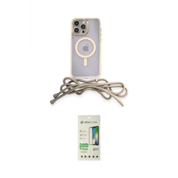 ieg™ iPhone 14 Pro Kılıf Eksen Özel Seri - Siyah 20D Premium Cam Ekran Koruyucu
