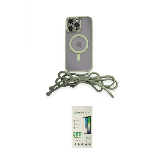 ieg™ iPhone 14 Pro Kılıf Eksen Özel Seri - Siyah 20D Premium Cam Ekran Koruyucu