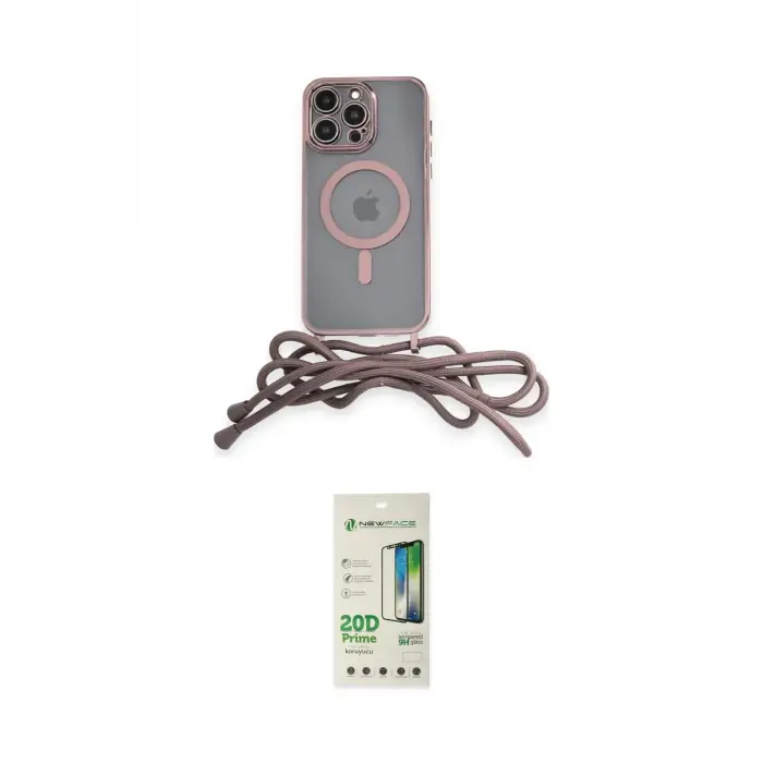 ieg™ iPhone 14 Pro Kılıf Eksen Özel Seri - Siyah 20D Premium Cam Ekran Koruyucu