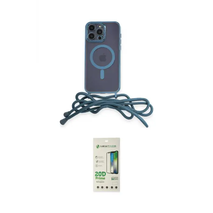 ieg™ iPhone 14 Pro Kılıf Eksen Özel Seri - Siyah 20D Premium Cam Ekran Koruyucu