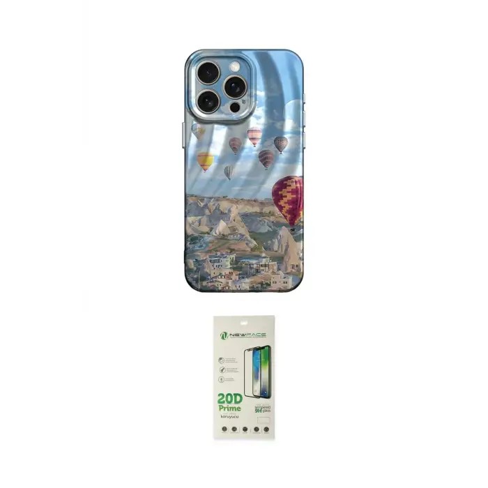 ieg™ iPhone 14 Pro Kılıf Nova Doku Prime - Siyah 20D Premium Cam Ekran Koruyucu