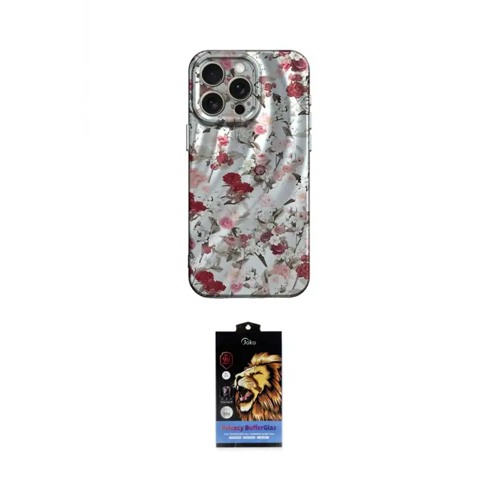 ieg™ iPhone 14 Pro Kılıf Nova Doku Prime - Siyah Buffer Hayalet Cam Ekran Koruyucu