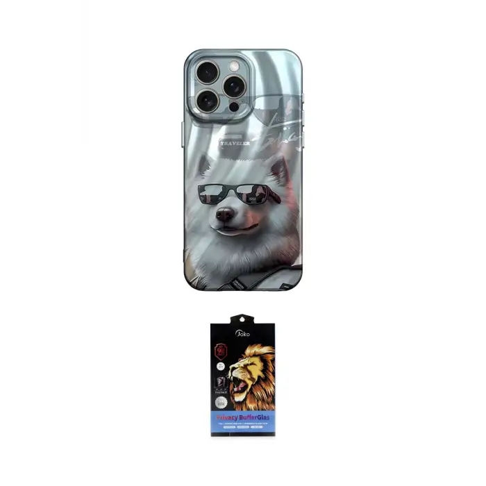 ieg™ iPhone 14 Pro Kılıf Nova Doku Prime - Siyah Buffer Hayalet Cam Ekran Koruyucu