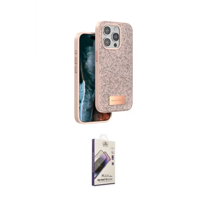 ieg™ iPhone 14 Pro Kılıf Vadi Klasik Serisi - Siyah Bilvis 3D Mat Cam Ekran Koruyucu