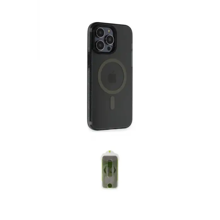 ieg™ iPhone 14 Pro Kılıf Yankı Işık Prime - Siyah Joko Magic 5D Hayalet Cam
