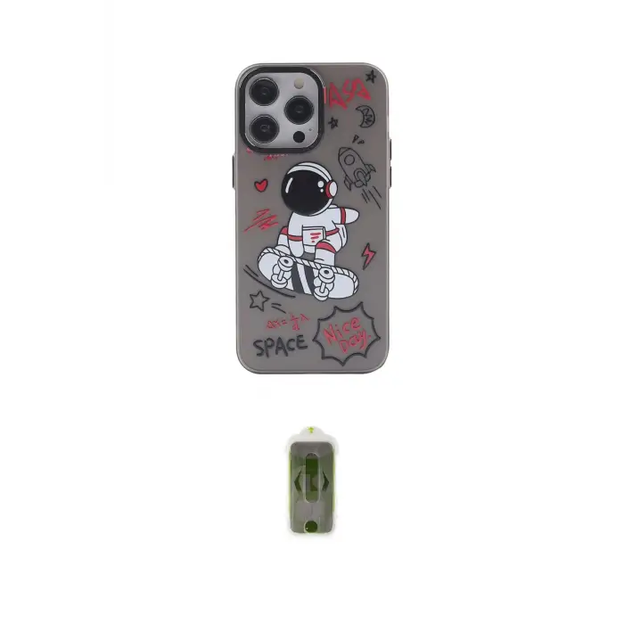ieg™ iPhone 14 Pro Kılıf Zirve Form Özel Seri - Siyah Joko Magic 5D Hayalet Cam