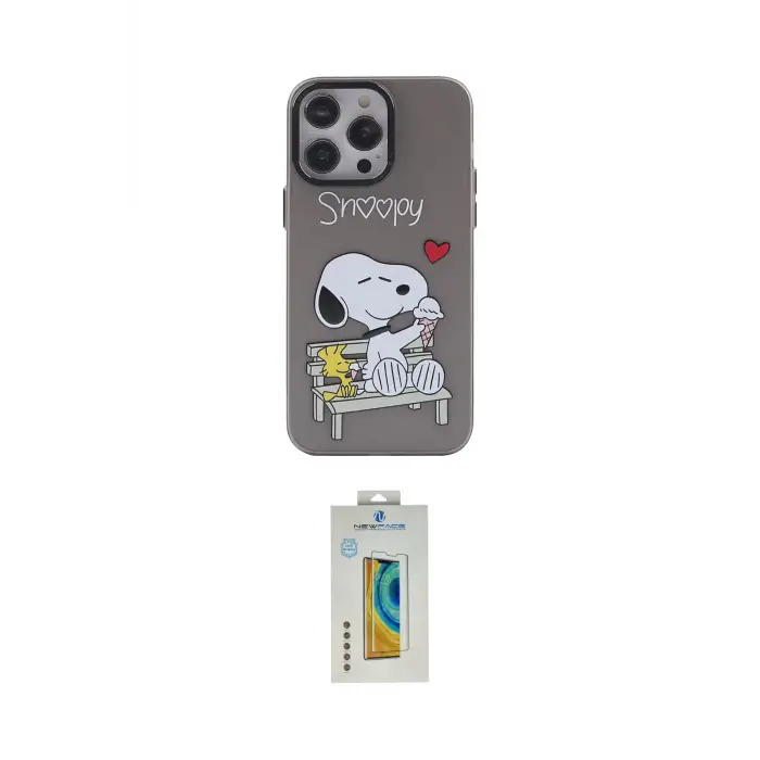 ieg™ iPhone 14 Pro Kılıf Zirve Form Özel Seri - Siyah Polymer Nano Ekran Koruyucu
