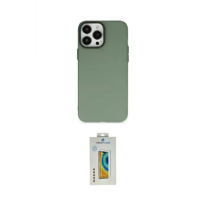 ieg™ iPhone 14 Pro Max Kılıf Ahenk Çizgi Prime - Siyah Polymer Nano Ekran Koruyucu