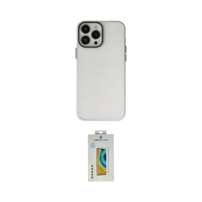 ieg™ iPhone 14 Pro Max Kılıf Ahenk Çizgi Prime - Siyah Polymer Nano Ekran Koruyucu