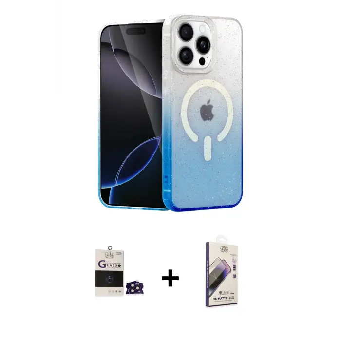 ieg™ iPhone 14 Pro Max Kılıf Eksen Minimal Özel Seri - Siyah Bilvis 3D Mat Cam Ekran Koruyucu + Bilvis Titan Kamera Lens - DNMR