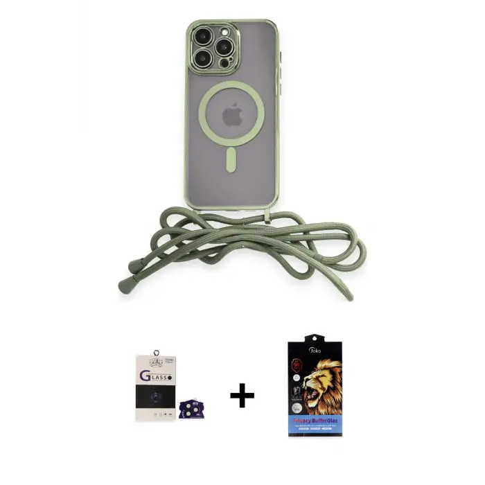 ieg™ iPhone 14 Pro Max Kılıf Eksen Özel Seri - Siyah Buffer Hayalet Cam Ekran Koruyucu + Bilvis Titan Kamera Lens - DNMR