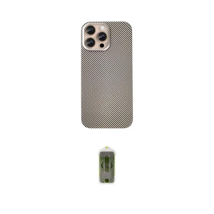 ieg™ iPhone 14 Pro Max Kılıf Eksen Prime - Siyah Joko Magic 5D Hayalet Cam
