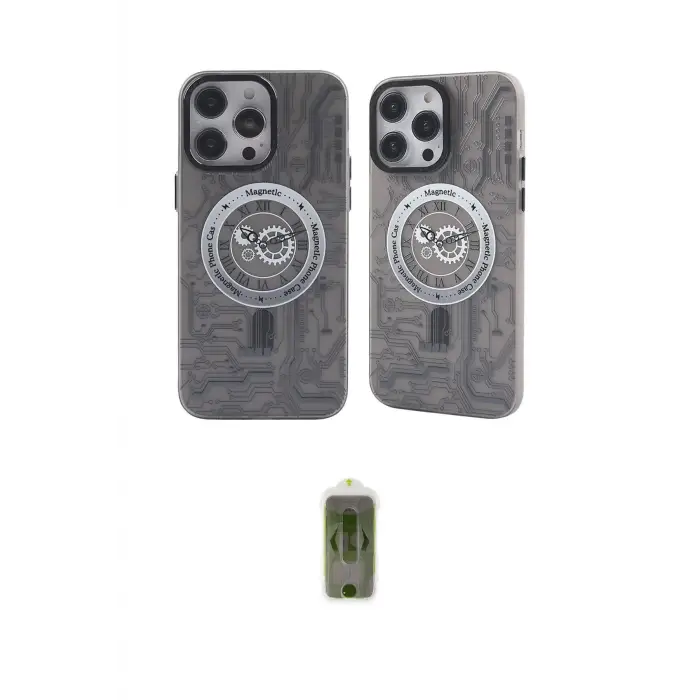 ieg™ iPhone 14 Pro Max Kılıf Nova Doku Koleksiyonu - Siyah Joko Magic 5D Hayalet Cam