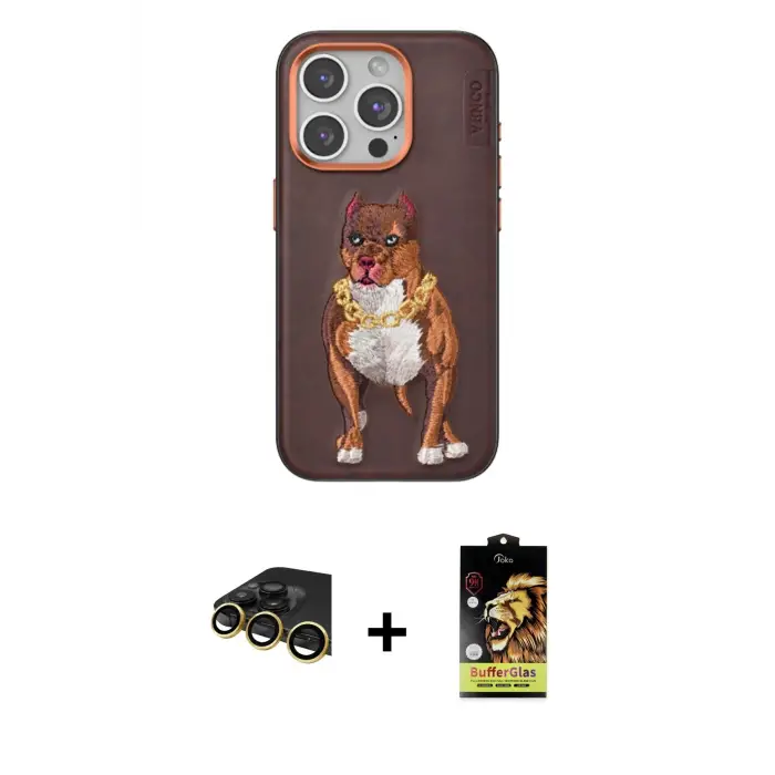 ieg™ iPhone 14 Pro Max Kılıf Nova Form Koleksiyonu - Siyah Buffer Cam Ekran Koruyucu + Raze Metal Kamera Lens - GD