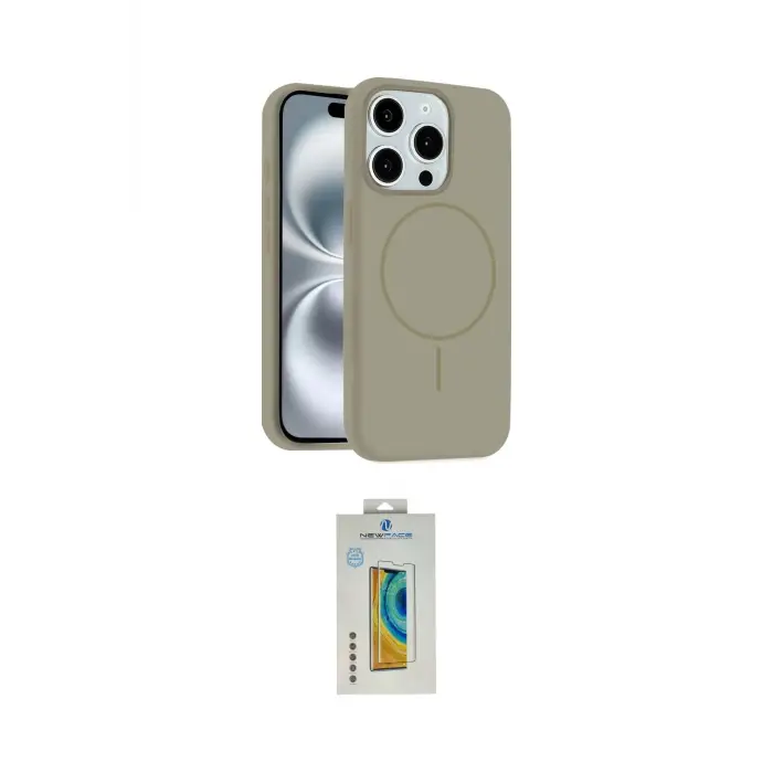 ieg™ iPhone 14 Pro Max Kılıf Yankı Form Serisi - Siyah Polymer Nano Ekran Koruyucu