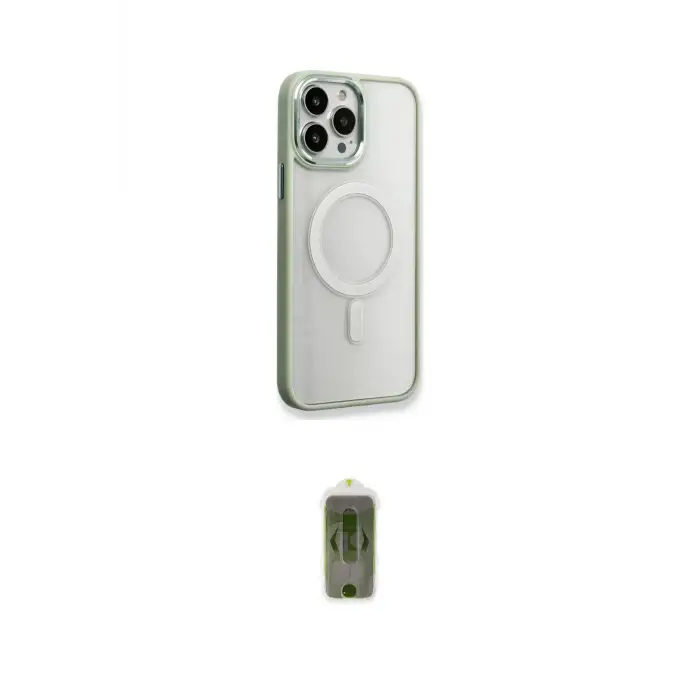 ieg™ iPhone 14 Pro Max Kılıf Yankı Işık Özel Seri - Siyah Joko Magic 5D Hayalet Cam