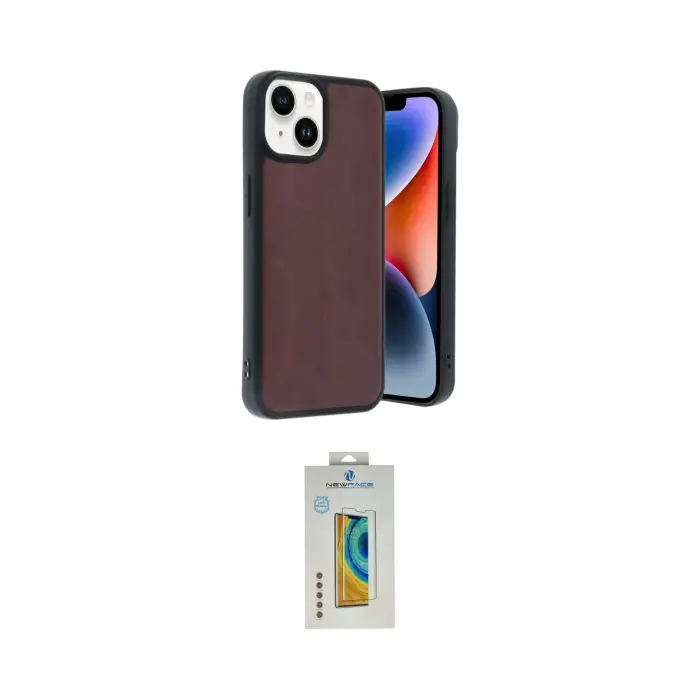 ieg™ iPhone 15 Kılıf Kıvılcım Işık Serisi - Siyah Polymer Nano Ekran Koruyucu