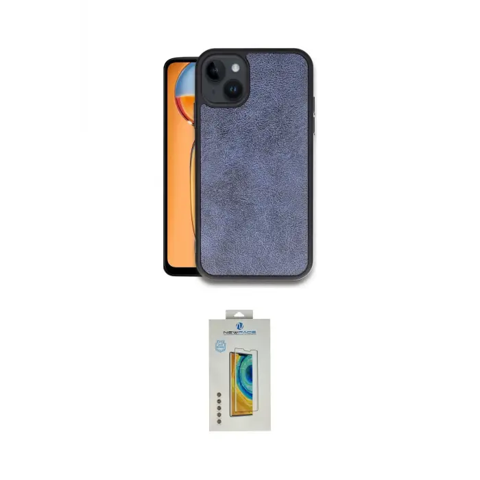 ieg™ iPhone 15 Kılıf Kıvılcım Işık Serisi - Siyah Polymer Nano Ekran Koruyucu