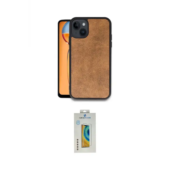 ieg™ iPhone 15 Kılıf Kıvılcım Işık Serisi - Siyah Polymer Nano Ekran Koruyucu