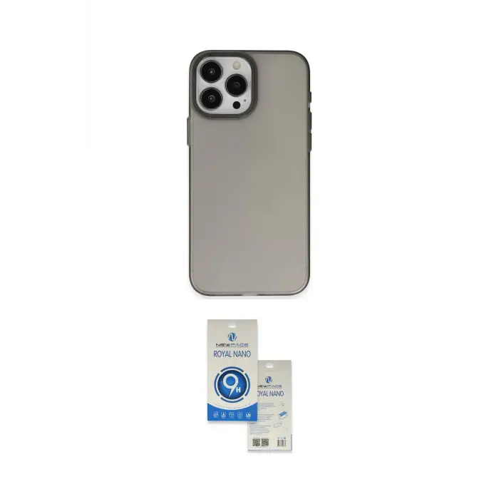 ieg™ iPhone 15 Pro Kılıf Ahenk Çizgi Prime - Şeffaf Royal Nano Ekran Koruyucu
