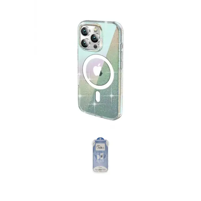 ieg™ iPhone 15 Pro Kılıf Odak Modern Serisi - Siyah Joko Magic 5D Cam