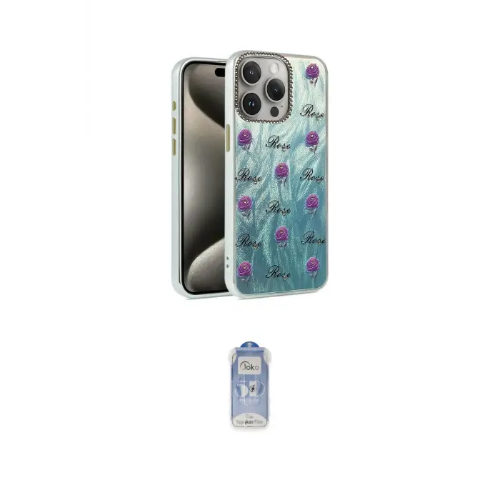 ieg™ iPhone 15 Pro Kılıf Zirve Modern Prime - Siyah Joko Magic 5D Cam