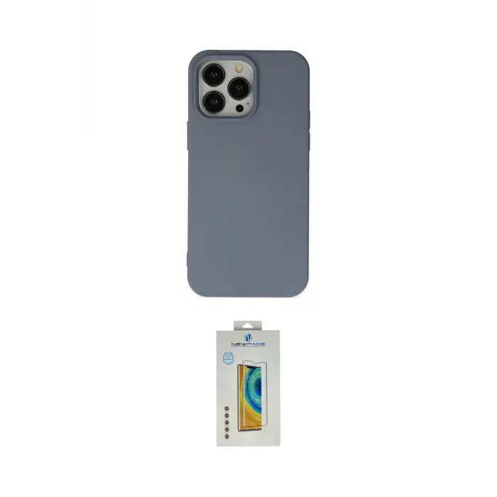 ieg™ iPhone 15 Pro Max Kılıf Ahenk Serisi - Siyah Polymer Nano Ekran Koruyucu